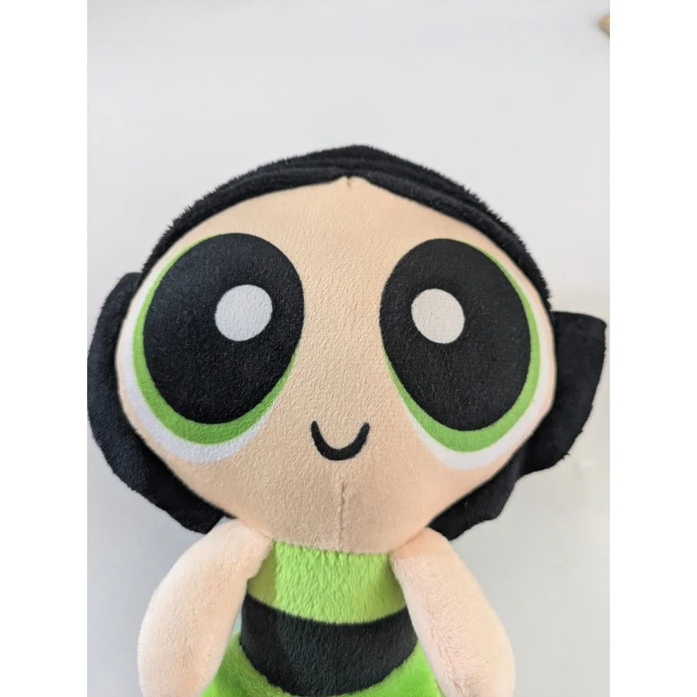 Powerpuff Girls Buttercup Plush Toy Cartoon Network Green Black 8 Inch Kids‎ - Picture 6 of 6